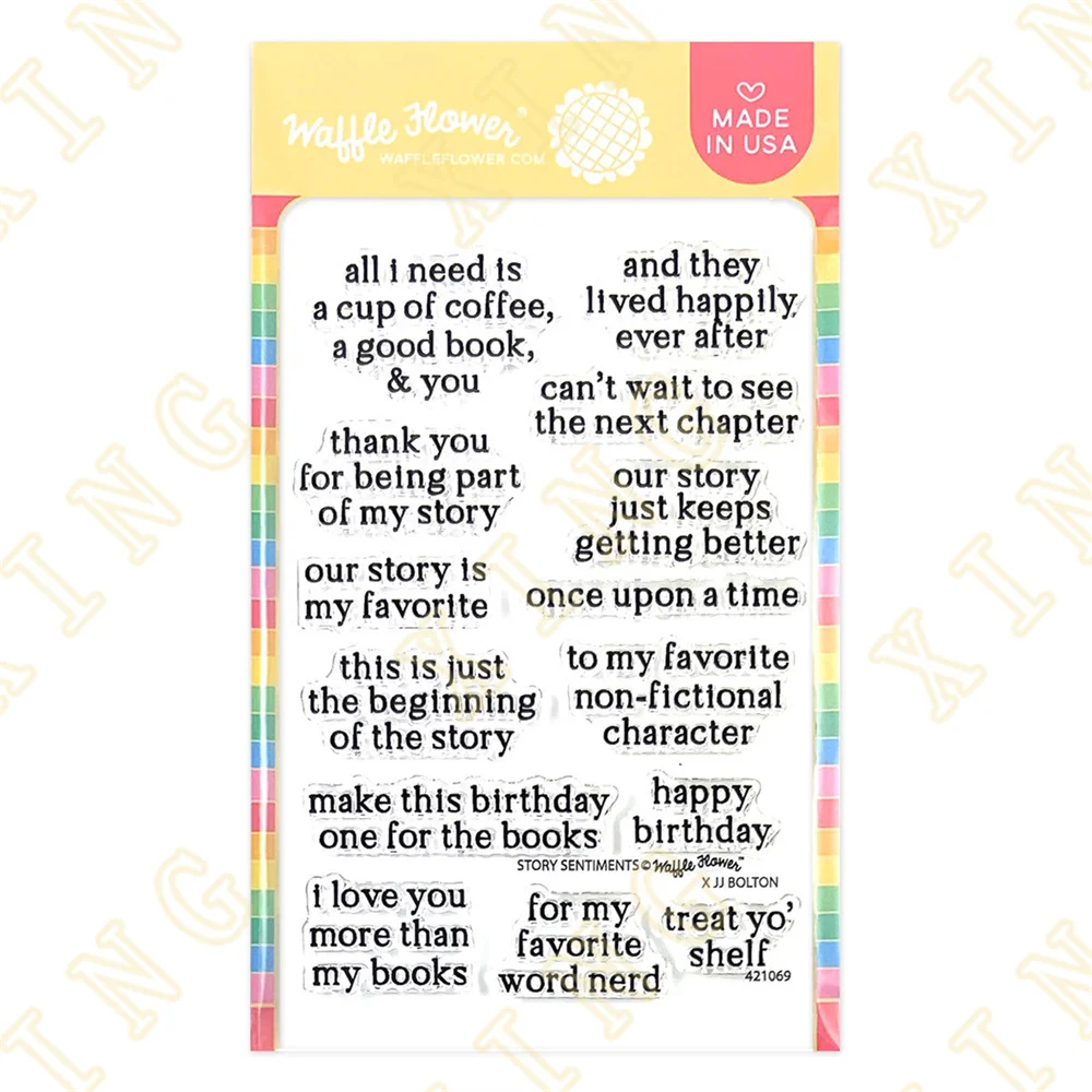 Silicone Stamps Scrapbook Diary Decoration Embossing Template Diy Greeting Card Handmade 2022 New Story Sentiments Stamp Set
Silicone Stamps Scrapbook Diary Decoration Embossing Template Diy Greeting Card Handmade 2022 New Story Sentiments Stamp Set