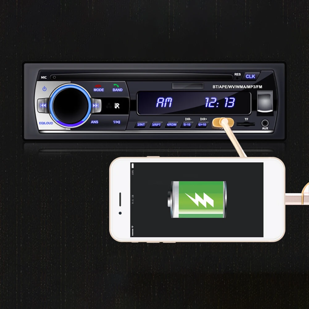 1 Din Car Stereo Bluetooth-Compatible 45Wx4 Car Radio FM MP3 Player Music USB/TF/AUX Audio Input Support MP3/WMA Hands-free Call
1 Din Car Stereo Bluetooth-Compatible 45Wx4 Car Radio FM MP3 Player Music USB/TF/AUX Audio Input Support MP3/WMA Hands-free Call
