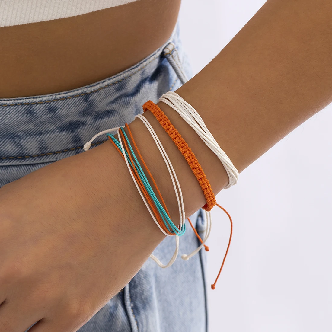 Lacteo Set Bohemian Braided Bracelet Handmade Wax Line String Twist Bracelets Bangles for Women Men Unisex Jewelry Gifts Street
Lacteo Set Bohemian Braided Bracelet Handmade Wax Line String Twist Bracelets Bangles for Women Men Unisex Jewelry Gifts Street