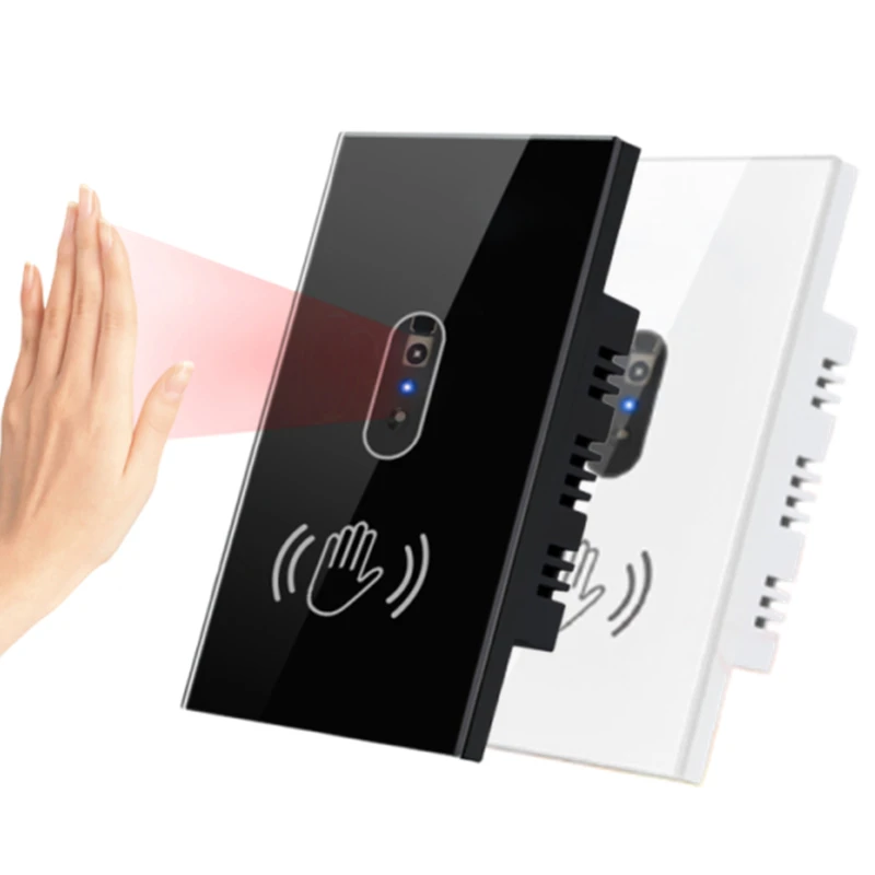 Infrared Sensor Smart Switch No Touch Needed Glass Display Panel Wall Light Switch Neutral Wire 90-250V 10A Electrical Power
Infrared Sensor Smart Switch No Touch Needed Glass Display Panel Wall Light Switch Neutral Wire 90-250V 10A Electrical Power