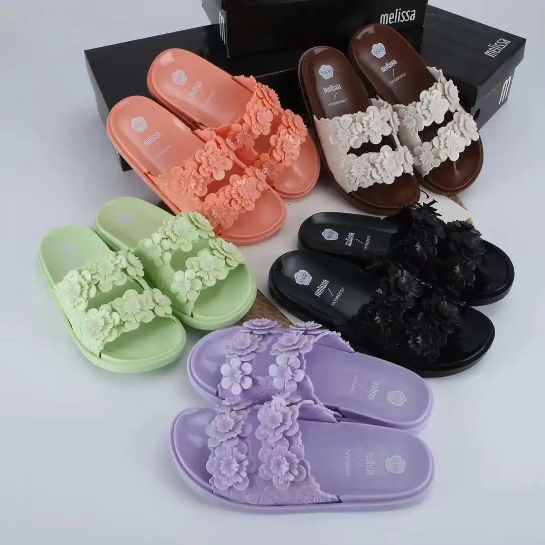 Сандалии женские на плоской подошве, модные босоножки с объемным рисунком мелиссы, пляжная обувь для взрослых и девушек, SM117
Сандалии женские на плоской подошве, модные босоножки с объемным рисунком мелиссы, пляжная обувь для взрослых и девушек, SM117