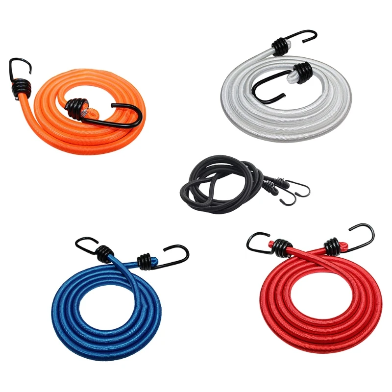 Bungee Cords with Hooks Luggage Tied Rope Durable Tied Band for Motorcycle Cargo Racks Elastic Cord
Bungee Cords with Hooks Luggage Tied Rope Durable Tied Band for Motorcycle Cargo Racks Elastic Cord