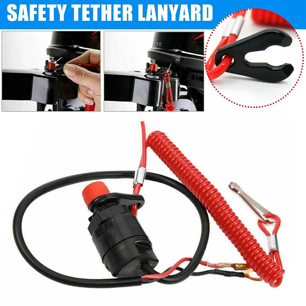 High Quality Kill Switch Safety Tether 1pc Accessories Durable Easy Install Engine Motor Parts Lanyard Nylon TPU
High Quality Kill Switch Safety Tether 1pc Accessories Durable Easy Install Engine Motor Parts Lanyard Nylon TPU