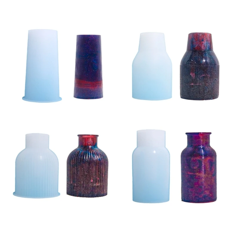 Resin Vase Silicone Mold Flower Vase Resin Casting Mould for Makeup Brush Pen Holder Decorative Vases Ornaments Mold DIY 264E
Resin Vase Silicone Mold Flower Vase Resin Casting Mould for Makeup Brush Pen Holder Decorative Vases Ornaments Mold DIY 264E