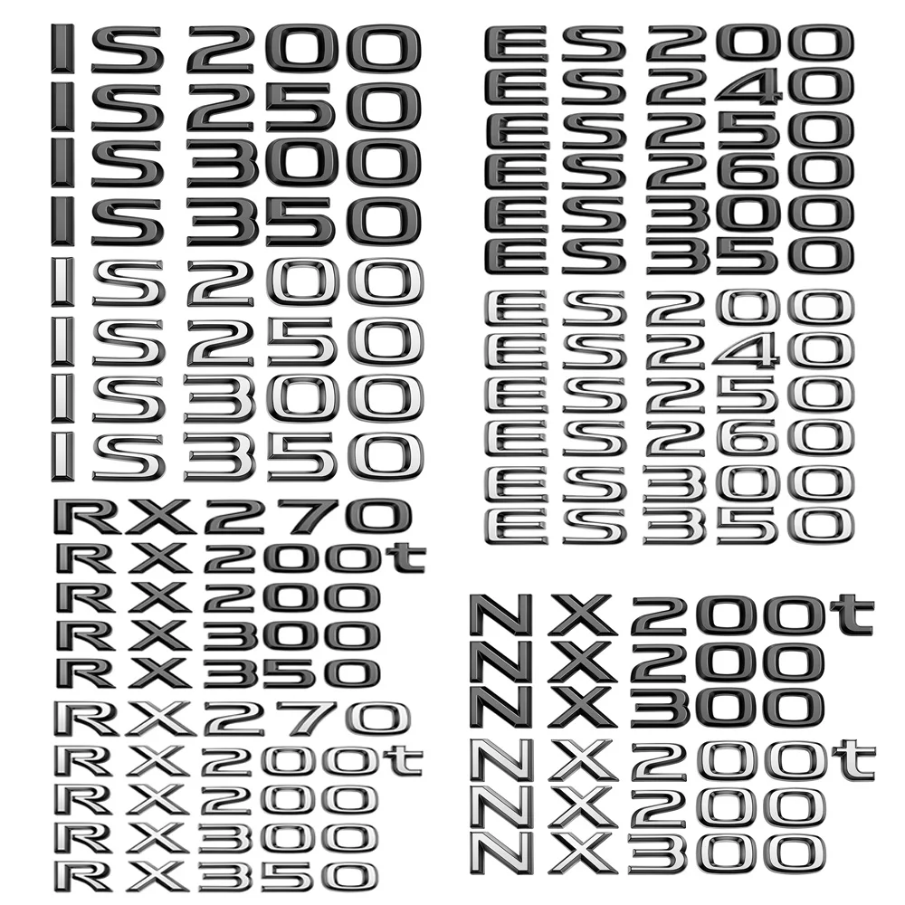3D Оригинальные ABS ES200 ES300 ES260 RX270 RX300 RX200t IS200 IS300 NX200t гибридные Автомобильные буквы багажника значок эмблема наклейки
3D Оригинальные ABS ES200 ES300 ES260 RX270 RX300 RX200t IS200 IS300 NX200t гибридные Автомобильные буквы багажника значок эмблема наклейки