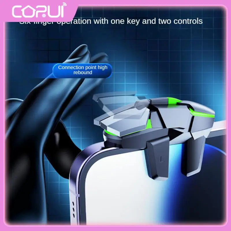 Zinc Alloy Mechanical Key Shooter Six Fingers Shooter Joystick Stable Controller Triggers Game Pad Accessories 4.5-7.1 Inch
Zinc Alloy Mechanical Key Shooter Six Fingers Shooter Joystick Stable Controller Triggers Game Pad Accessories 4.5-7.1 Inch