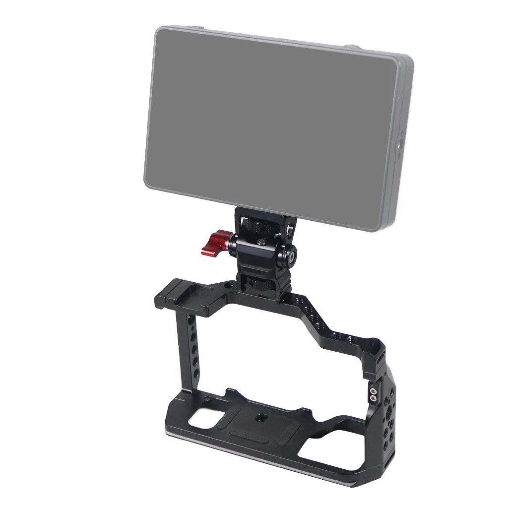 DSLR Camera Cage Monitor Holder Top Side Handle Grip Rig Microphone LED Fill Light Kit for Sony Alpha a7c A7C Camera Accessories
DSLR Camera Cage Monitor Holder Top Side Handle Grip Rig Microphone LED Fill Light Kit for Sony Alpha a7c A7C Camera Accessories