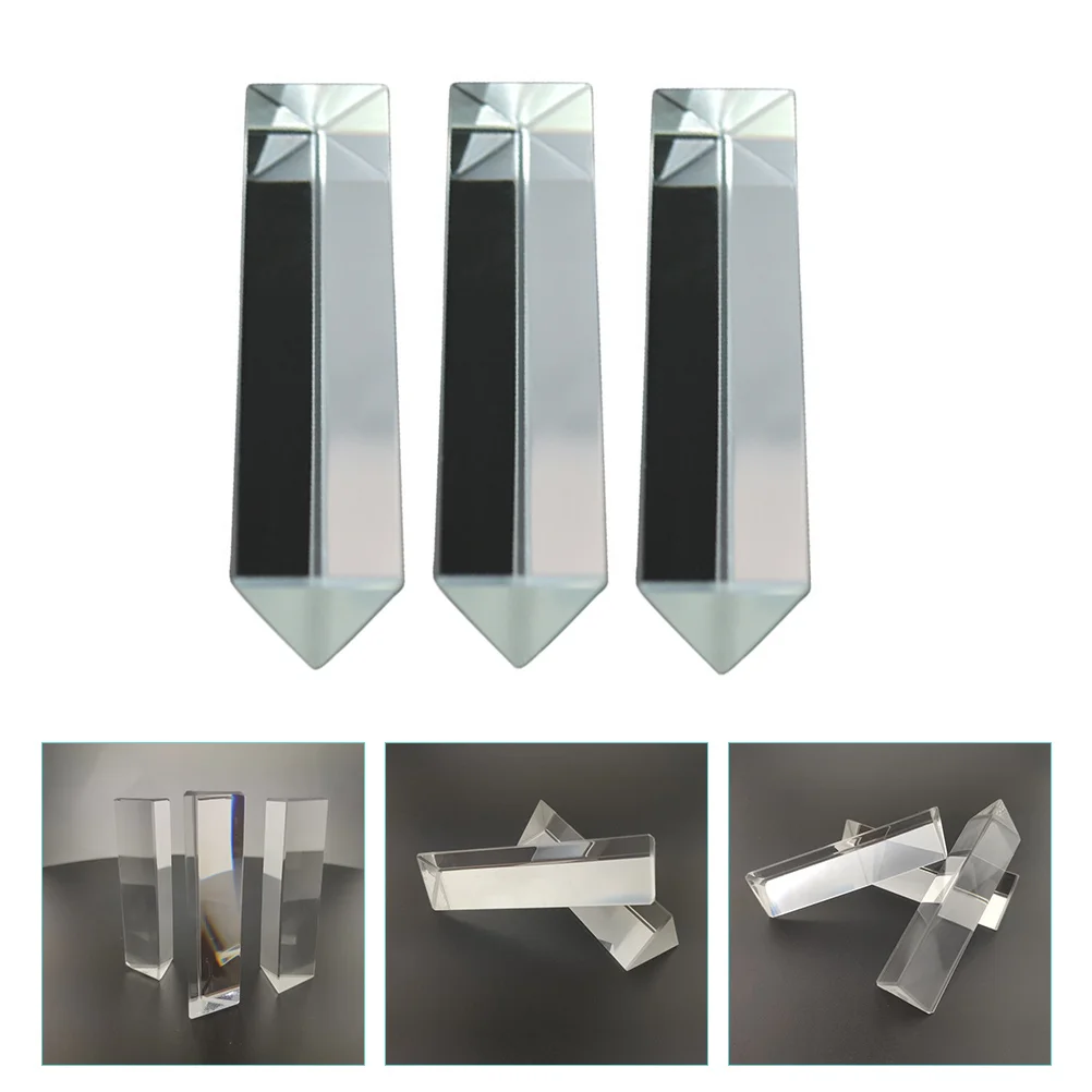 3 Pcs Prism Prisms Crystal Equilateral Glass Right Angle Photography K9 Optical Glasses
3 Pcs Prism Prisms Crystal Equilateral Glass Right Angle Photography K9 Optical Glasses