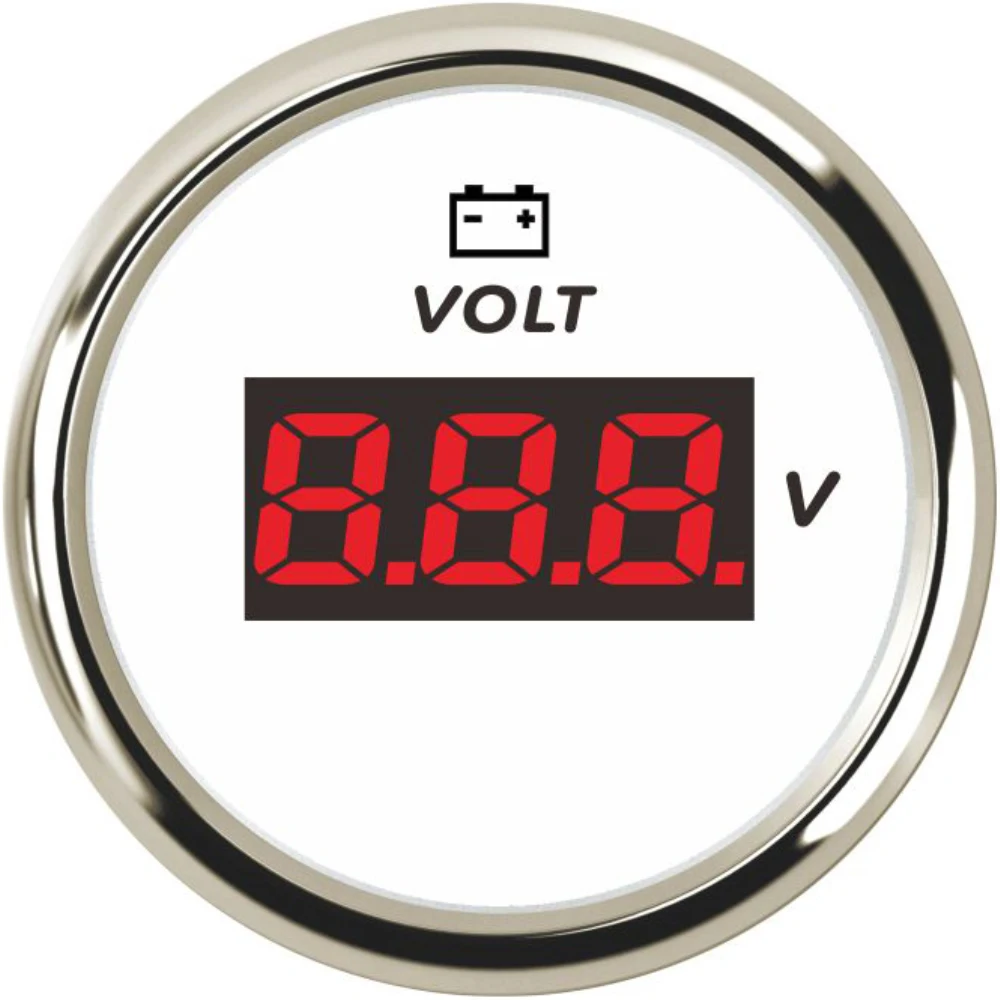 ELING Universal Waterproof 52mm Voltmeter Volt Gauge Meter 8-16V 16-32V 9-32V with Red Backlight for Car Yacht Boat
ELING Universal Waterproof 52mm Voltmeter Volt Gauge Meter 8-16V 16-32V 9-32V with Red Backlight for Car Yacht Boat