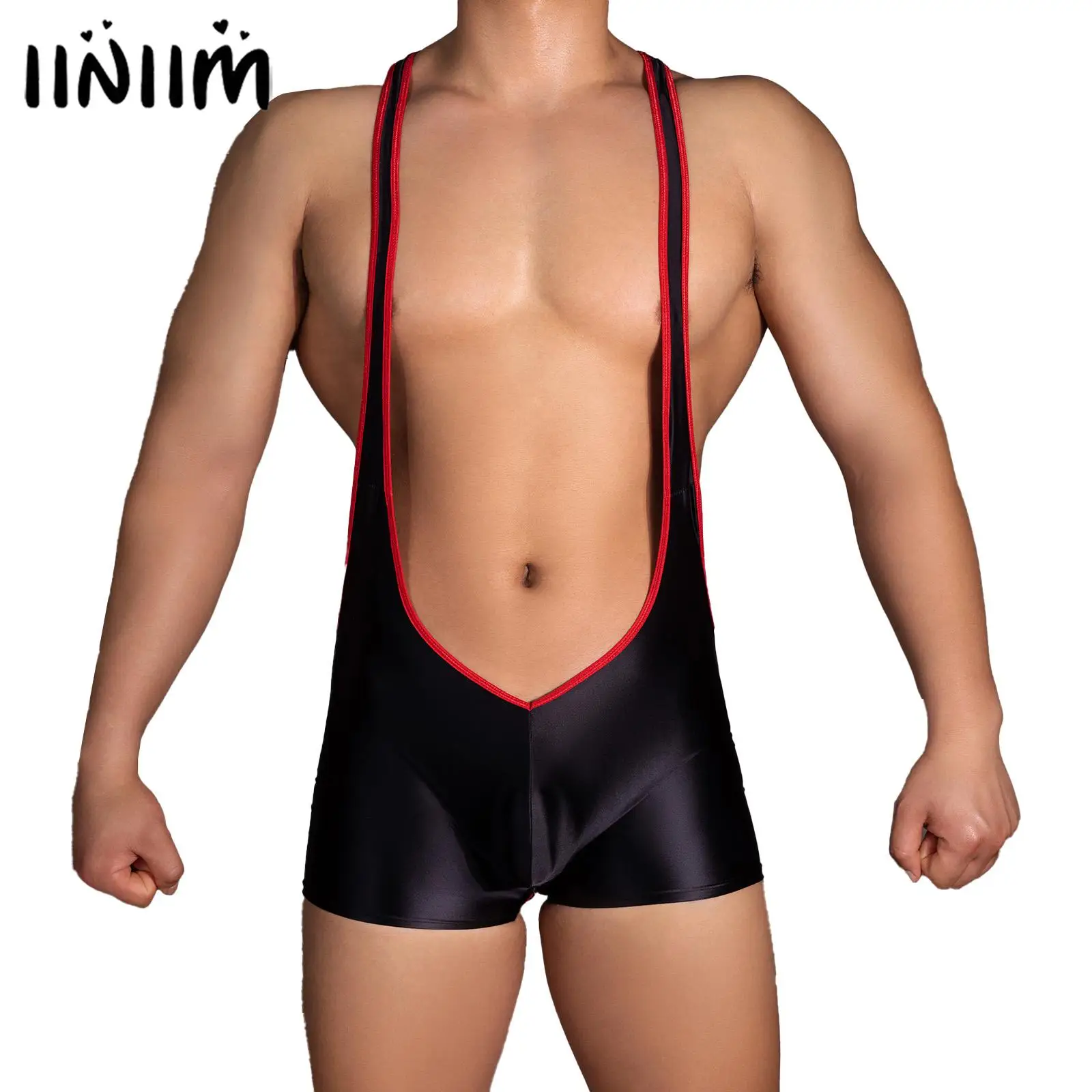 Wrestling Singlet Costume for Lingerie Mens Glossy Bulge Pouch Open Butt Racerback Jockstrap Leotard Jumpsuit Bodysuit Underwear
Wrestling Singlet Costume for Lingerie Mens Glossy Bulge Pouch Open Butt Racerback Jockstrap Leotard Jumpsuit Bodysuit Underwear