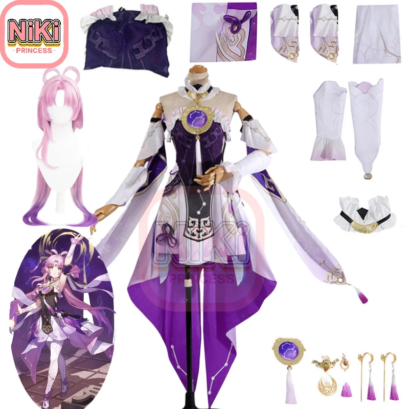 Honkai Star Rail Fu Xuan Cosplay Costume Game Star Rail Cos Six Charioteers FuXuan Costume and Cosplay Wig
Honkai Star Rail Fu Xuan Cosplay Costume Game Star Rail Cos Six Charioteers FuXuan Costume and Cosplay Wig