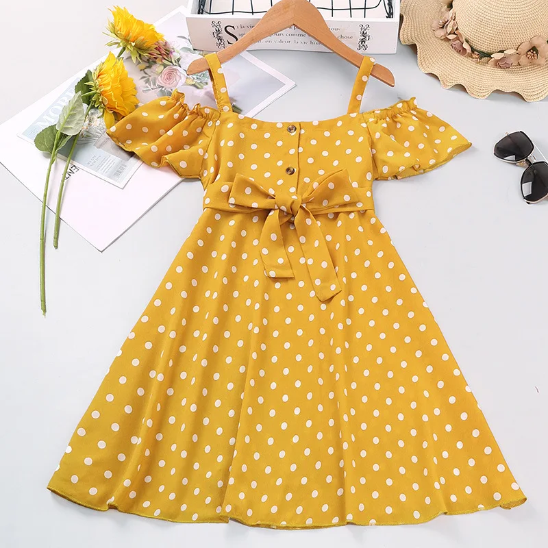 2022 New Summer Girls Dress Full Print Dot Bow Princess Dresses For Girl 4-12 Years Teenager Children Birthday Present Clothes
2022 New Summer Girls Dress Full Print Dot Bow Princess Dresses For Girl 4-12 Years Teenager Children Birthday Present Clothes