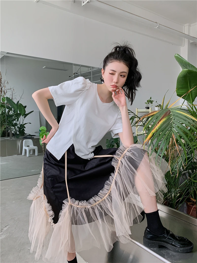 ZCSMLL High Fashion Mesh Patchwork Long Skirt For Women Summer 2022 Black High Waisted Skirt Designer Clothing
ZCSMLL High Fashion Mesh Patchwork Long Skirt For Women Summer 2022 Black High Waisted Skirt Designer Clothing
