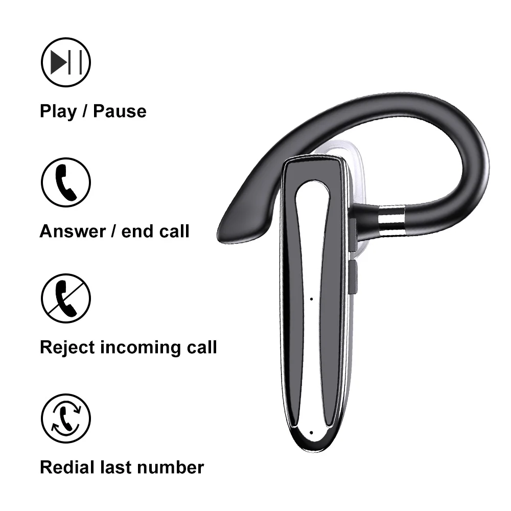 Bluetooth Earphones YYK-530 Wireless Earphone Ear Hook ANC Noise Canceling Bluetooth-compatible 5.1
Bluetooth Earphones YYK-530 Wireless Earphone Ear Hook ANC Noise Canceling Bluetooth-compatible 5.1