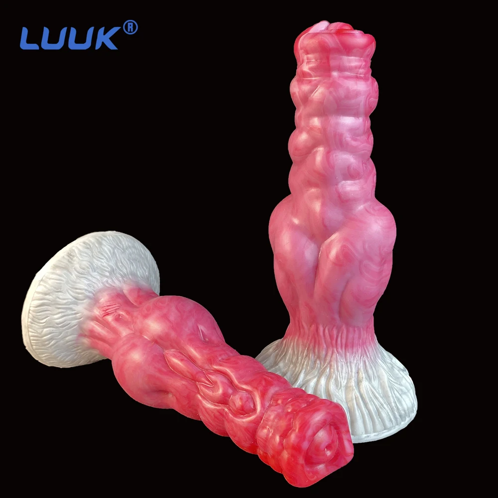 LUUK Gory сырое мясо Фэнтези фаллоимитатор с сильной присоской большой узел собака пенис секс-игрушки анальная вагинальная пробка массаж простаты для взрослых