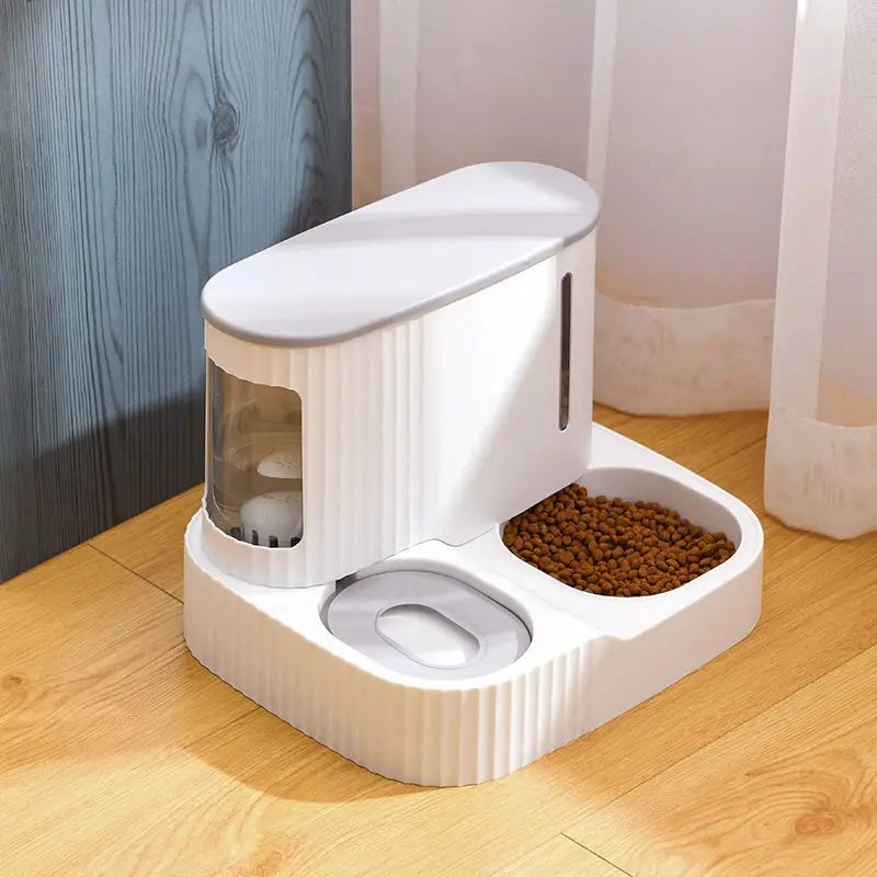 Cat Food Dispenser Wet Dry Separation 3L Cat Food Bowl 850ML Water Bottle Large Capacity Automatic Cat Feeder Bowl Pet Supplies
Cat Food Dispenser Wet Dry Separation 3L Cat Food Bowl 850ML Water Bottle Large Capacity Automatic Cat Feeder Bowl Pet Supplies