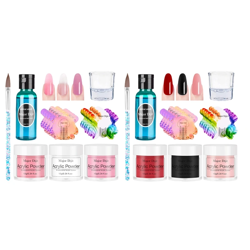 Major Dijit 1Set Acrylic Powder Liquid DIY Acrylic Nail Kit Acrylic Liquid Manicure Set Nail Extension Kit
Major Dijit 1Set Acrylic Powder Liquid DIY Acrylic Nail Kit Acrylic Liquid Manicure Set Nail Extension Kit