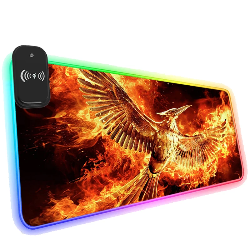 Коврик для мыши RGB с беспроводной зарядкой для телефона, светодиодный игровой коврик для Голодных игр, Mockingjay-часть 2, компьютерные офисные пр... 
Коврик для мыши RGB с беспроводной зарядкой для телефона, светодиодный игровой коврик для Голодных игр, Mockingjay-часть 2, компьютерные офисные пр...