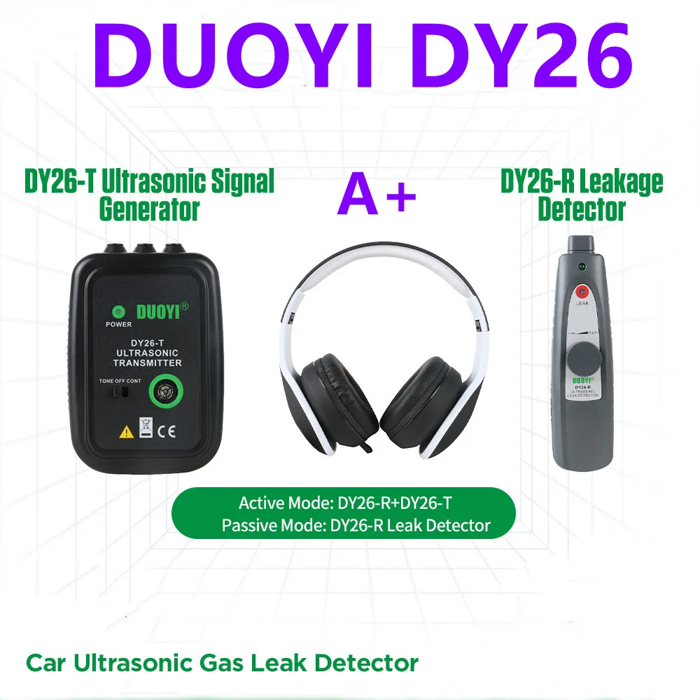 Лучший ультразвуковой детектор утечки газа DUOYI DY26 DY26A, набор инструментов для детектора утечки, уличный и закрытый контейнер, тестер утечки 
Лучший ультразвуковой детектор утечки газа DUOYI DY26 DY26A, набор инструментов для детектора утечки, уличный и закрытый контейнер, тестер утечки