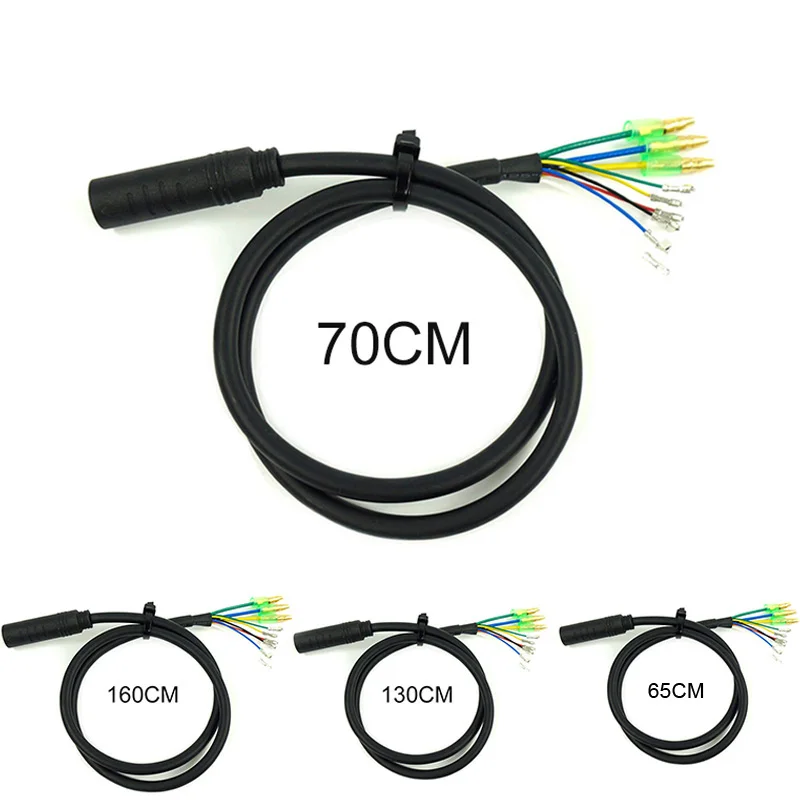 130/160CM E-Bike 9Pin Motor Extension Cable Cord Flame Retardant Rubber For Bafang Front Rear Wheel Hub Motors E-Bike Parts
130/160CM E-Bike 9Pin Motor Extension Cable Cord Flame Retardant Rubber For Bafang Front Rear Wheel Hub Motors E-Bike Parts