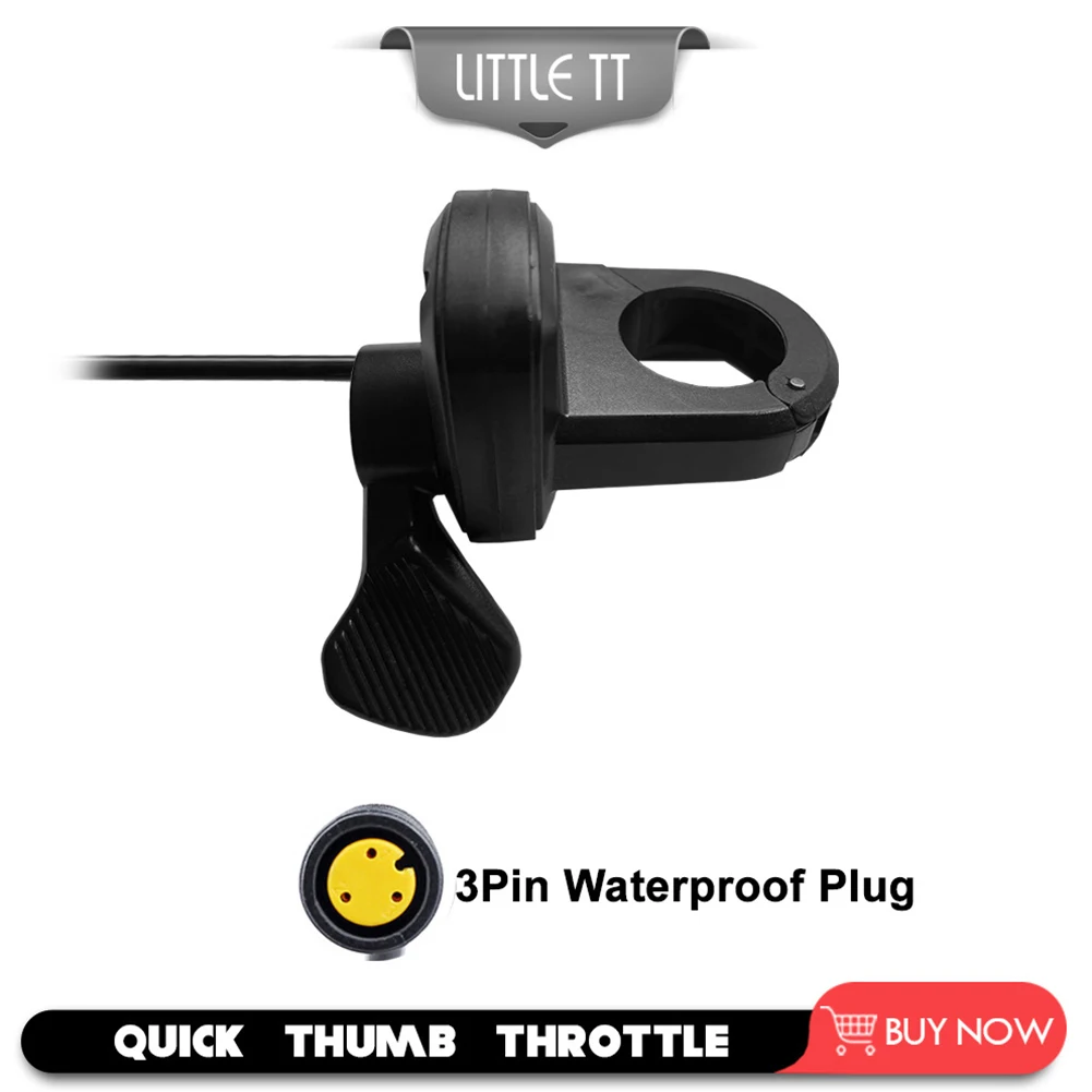 E-Bike Thumb Throttle Right Finger Throttle Speed Control For 12-72V For Bafang BBS01/02 BBSHD 3 Pin Waterproof SM Connector
E-Bike Thumb Throttle Right Finger Throttle Speed Control For 12-72V For Bafang BBS01/02 BBSHD 3 Pin Waterproof SM Connector