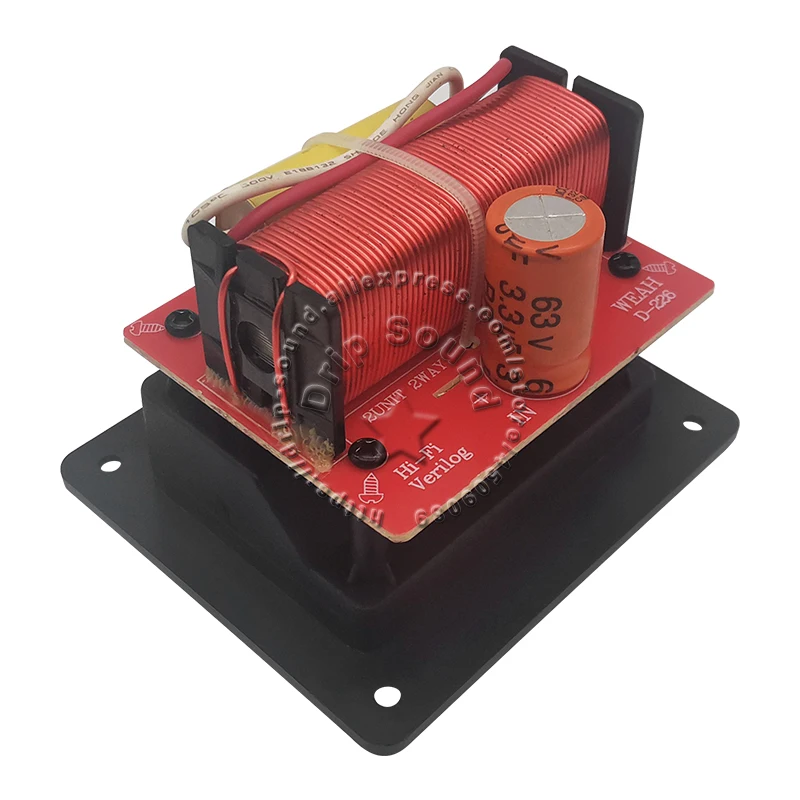 2pcs 100W 2 Way Speaker Frequency Divider Crossover Filter with Junction Box
2pcs 100W 2 Way Speaker Frequency Divider Crossover Filter with Junction Box