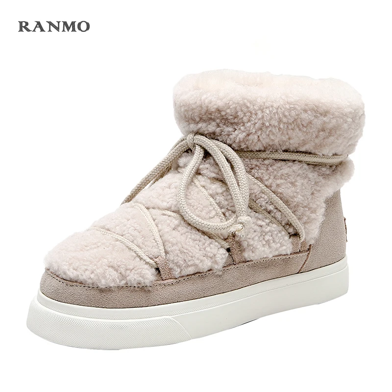 Sweet Women Wool Cow Suede Ankle Boots Female Big Size Snow Boots Dancing Casual Shoes Woman Newest Flats Platform Boots
Sweet Women Wool Cow Suede Ankle Boots Female Big Size Snow Boots Dancing Casual Shoes Woman Newest Flats Platform Boots