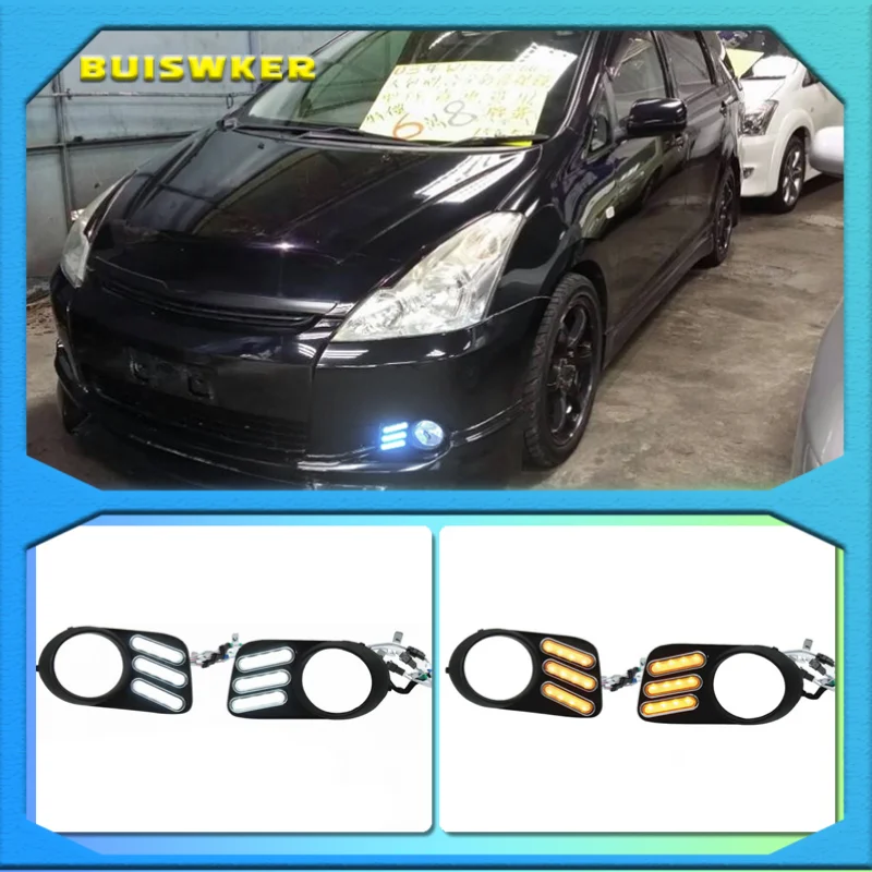Светодиодный ные фасветильник для TOYOTA WISH 2004 2005, дневные ходосветильник огни, светодиодсветодиодный противотуманные фары, противотуманные ... 
Светодиодный ные фасветильник для TOYOTA WISH 2004 2005, дневные ходосветильник огни, светодиодсветодиодный противотуманные фары, противотуманные ...