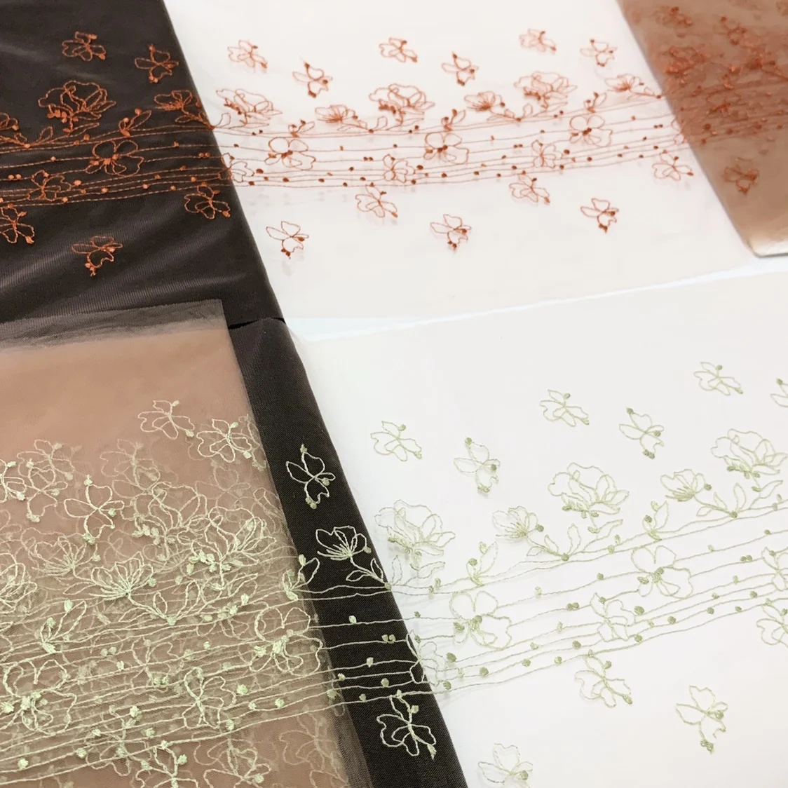 9 Meters Simple Embroidery Lace Orange Green Flowers Mesh Embroidered Lace Trim Fabric
9 Meters Simple Embroidery Lace Orange Green Flowers Mesh Embroidered Lace Trim Fabric