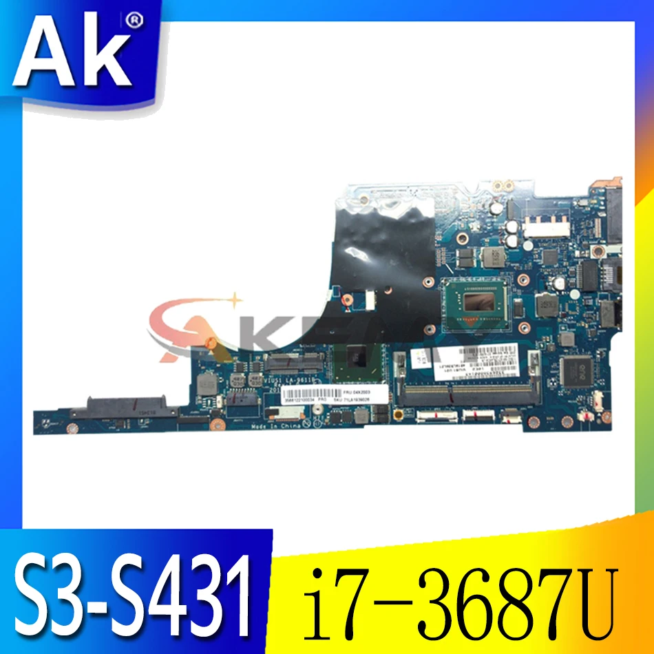 Материнская плата Akemy 04X2003 для ноутбука, подходит для lenovo Thinkpad LA-9611P S431, 14 дюймов, core S3-S431 HM77, Intel GMA HD 4000
Материнская плата Akemy 04X2003 для ноутбука, подходит для lenovo Thinkpad LA-9611P S431, 14 дюймов, core S3-S431 HM77, Intel GMA HD 4000