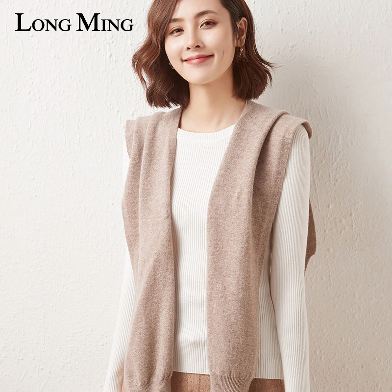 LONGMING Women Knitted Shawl 100%Wool Autumn Knit Shawl Solid Winter Warm Knitted Knotted Scarf Female Neck Shawl Collar Wraps
LONGMING Women Knitted Shawl 100%Wool Autumn Knit Shawl Solid Winter Warm Knitted Knotted Scarf Female Neck Shawl Collar Wraps