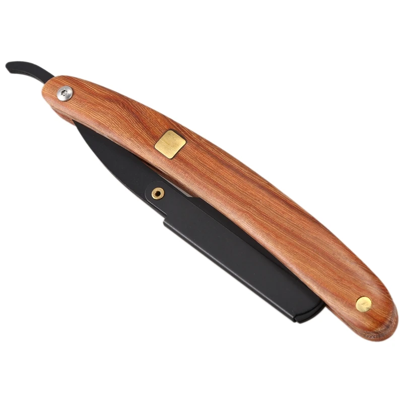 Stainless Steel Straight Edge Razor Folding Shaver Knife Barber Razor Wooden Handle Facial Hair Eyebrow Beard Shave Shaving Tool
Stainless Steel Straight Edge Razor Folding Shaver Knife Barber Razor Wooden Handle Facial Hair Eyebrow Beard Shave Shaving Tool