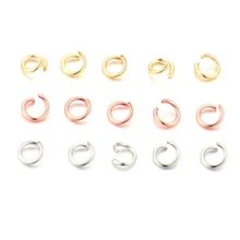 100pcs Stainless Steel Open Jump Rings 5MM Jewelry Necklace Split Rings Connectors for DIY Gifts Making Bulk Wholesale