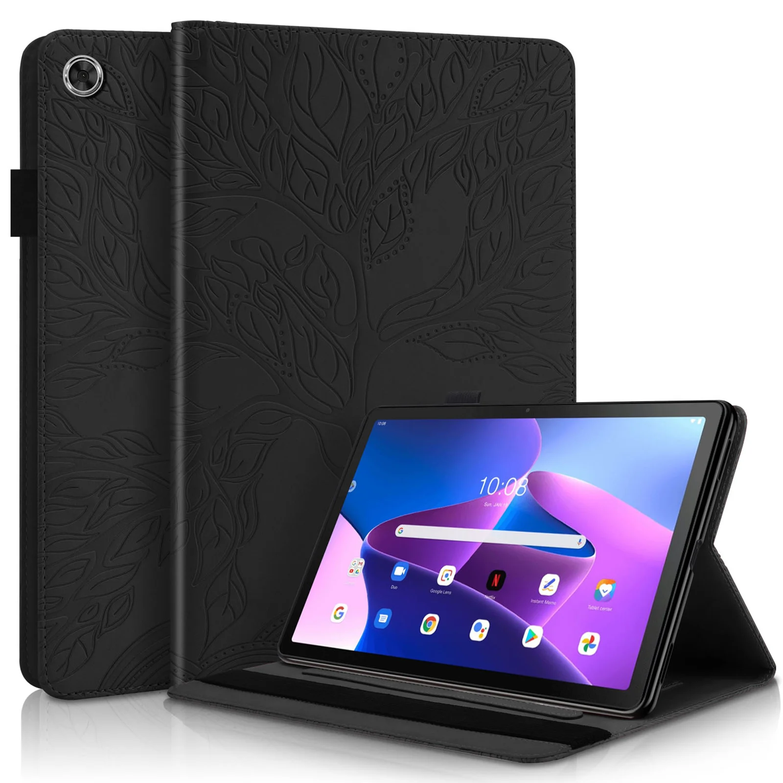 Чехол для планшета из искусственной кожи для Lenovo M10 3rd 10,1 2022, новый выпуск, Кожаная подставка для тиснения с деревом для Lenovo M10 3rd 10,1 2022
Чехол для планшета из искусственной кожи для Lenovo M10 3rd 10,1 2022, новый выпуск, Кожаная подставка для тиснения с деревом для Lenovo M10 3rd 10,1 2022