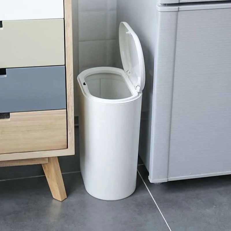 White Kitchen Trash Can Recycle Bin Toilet Narrow Creative Waterproof Trash Can Bedroom Office Lixeira Banheiro Storage Baskets
White Kitchen Trash Can Recycle Bin Toilet Narrow Creative Waterproof Trash Can Bedroom Office Lixeira Banheiro Storage Baskets