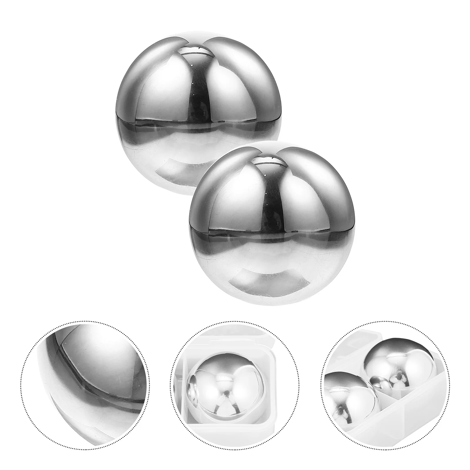 2 Pcs Men¡¯s Gifts Stainless Steel Ice Stone Cubes Puck Metal Freezer Stones 304 Chilling Man Glass
2 Pcs Men¡¯s Gifts Stainless Steel Ice Stone Cubes Puck Metal Freezer Stones 304 Chilling Man Glass
