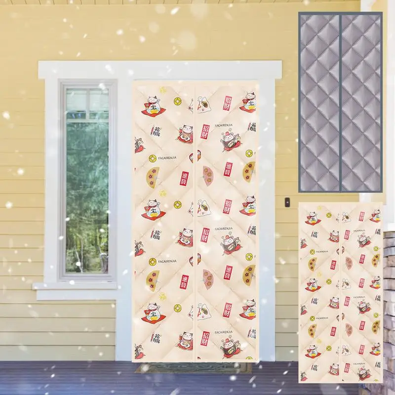 Insulated Door Curtain Magnetic Thicken Windproof Magnetic Screen Door with Adhesive Design Soundproof Temporary Door for Home
Insulated Door Curtain Magnetic Thicken Windproof Magnetic Screen Door with Adhesive Design Soundproof Temporary Door for Home