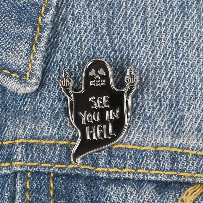 Black Cat Enamel Pin Ghost Women's Brooch Despise Gesture Badges Creativity Lapel Pins Christmas Friends New Year Gift Jewelry
Black Cat Enamel Pin Ghost Women's Brooch Despise Gesture Badges Creativity Lapel Pins Christmas Friends New Year Gift Jewelry