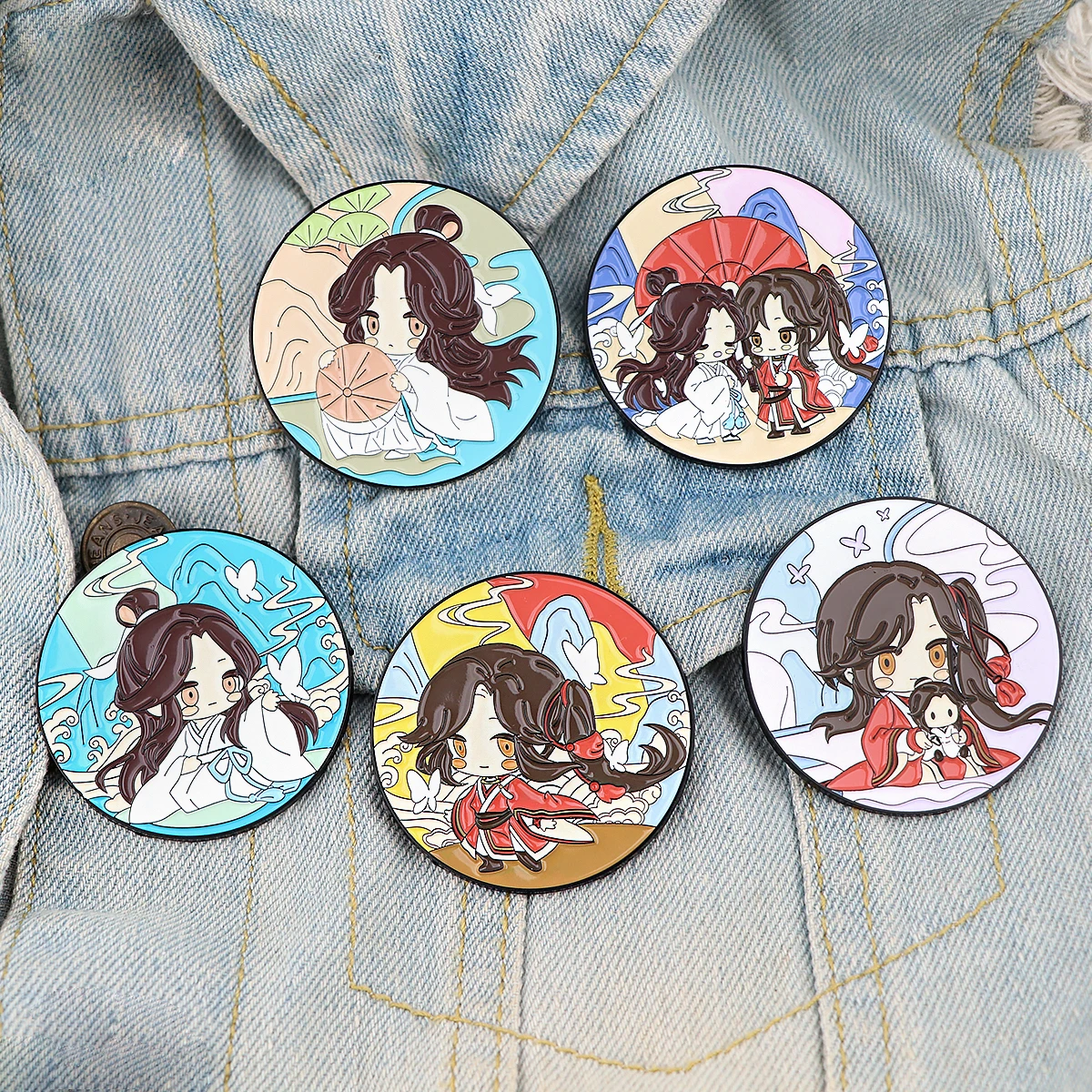 Tian Guan Ci Fu Japanese Anime Manga Lapel Pins for Backpacks Women's Brooch Briefcase Badges Enamel Pin Collections Jewelry
Tian Guan Ci Fu Japanese Anime Manga Lapel Pins for Backpacks Women's Brooch Briefcase Badges Enamel Pin Collections Jewelry
