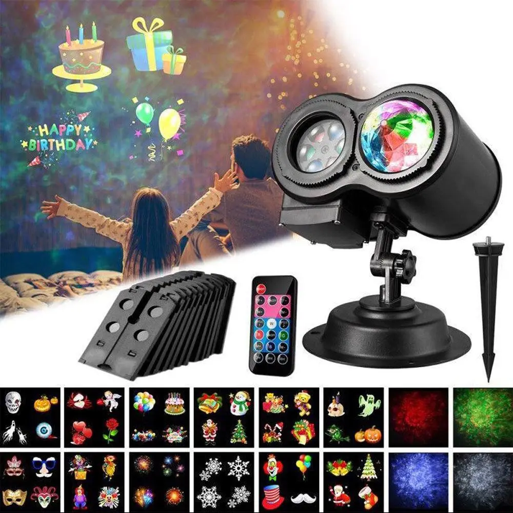 Waterproof Laser Light Projector 4 Water Wave 12 Pattern Card Slides Outdoor Holiday Effect Stage Light Decor Lights
Waterproof Laser Light Projector 4 Water Wave 12 Pattern Card Slides Outdoor Holiday Effect Stage Light Decor Lights