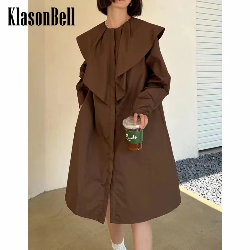 9,7 темпераментное свободное однотонное женское платье KlasonBell с круглым вырезом и оборками
9,7 темпераментное свободное однотонное женское платье KlasonBell с круглым вырезом и оборками