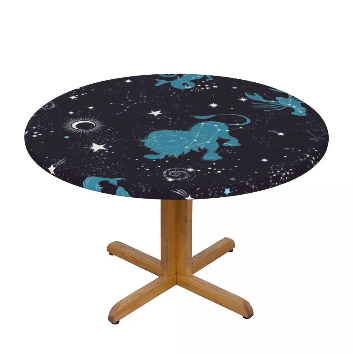 Waterproof Tablecloth Round Elastic Table Cloth Space Galaxy Constellation Table Cover Coffee Table Pad 
Waterproof Tablecloth Round Elastic Table Cloth Space Galaxy Constellation Table Cover Coffee Table Pad