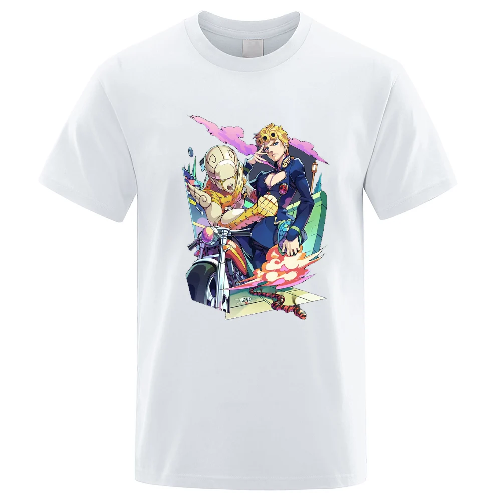 

CLOOCL JoJo Bizarre Adventure Funny T-Shirt 100% Cotton Tee Men Women Casual Shirts Fashion Tops Asian Size XS-7XL DropShipping