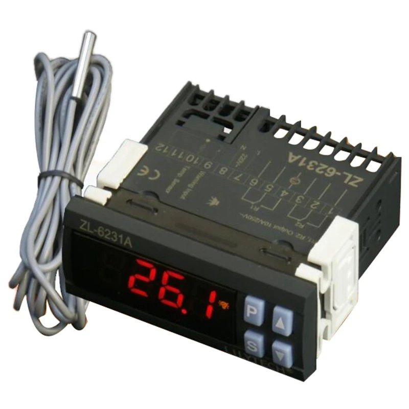 LILYTECH ZL-6231A, Incubator Controller, Thermostat With Multifunctional Timer, Equal To STC-1000, Or W1209 + TM618N
LILYTECH ZL-6231A, Incubator Controller, Thermostat With Multifunctional Timer, Equal To STC-1000, Or W1209 + TM618N