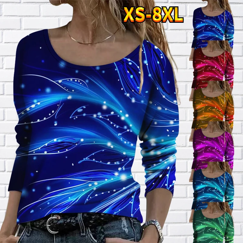 Пуловер с принтом, футболка оверсайз, женская модная футболка, Женский повседневный уличный топ с круглым вырезом, Элегантная футболка на осень и зиму
Пуловер с принтом, футболка оверсайз, женская модная футболка, Женский повседневный уличный топ с круглым вырезом, Элегантная футболка на осень и зиму