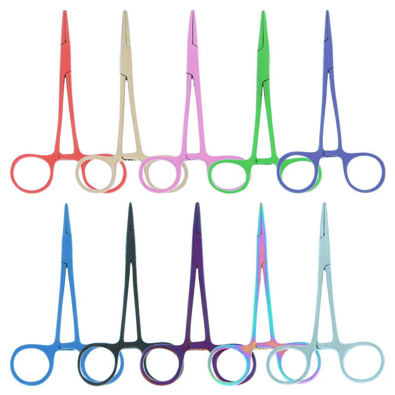 12.5 cm Pets Straight Curved Bent-nose Locking Elbow Scissors Pliers Stainless Steel Dogs Hemostatic Forceps Clamp Pliers D0001A
12.5 cm Pets Straight Curved Bent-nose Locking Elbow Scissors Pliers Stainless Steel Dogs Hemostatic Forceps Clamp Pliers D0001A