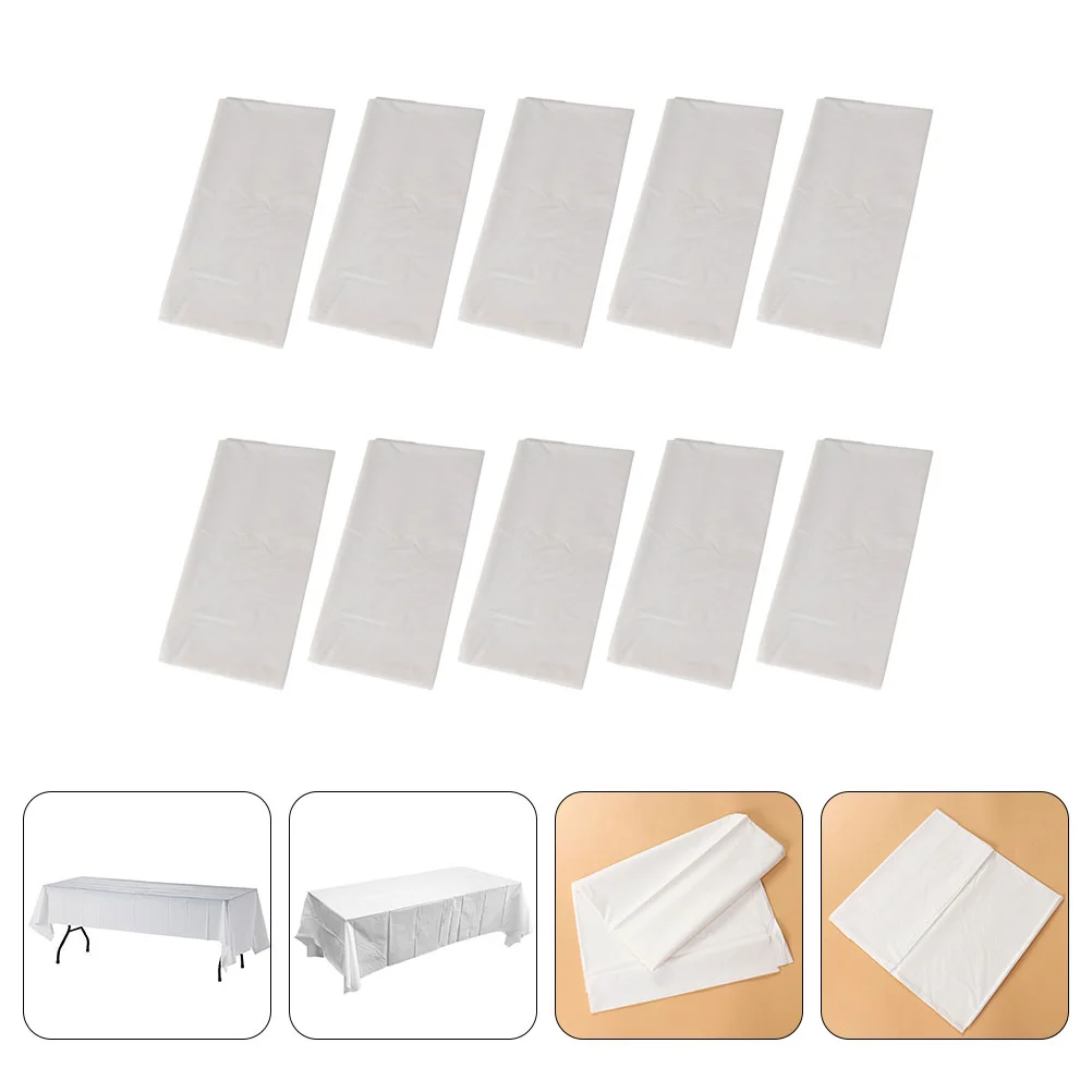 10 шт., одноразовые пластиковые скатерти
10 шт., одноразовые пластиковые скатерти