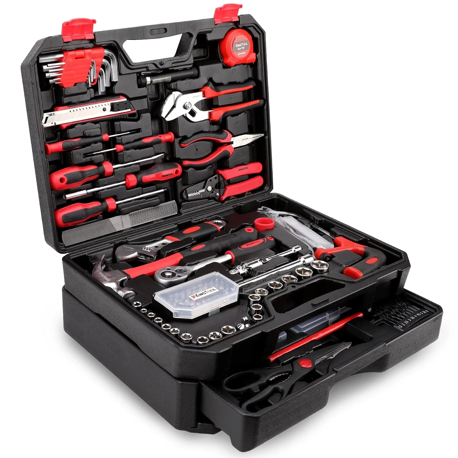 2023 New New 325 Piece Home Repair Tool Kit General Home/Auto Repair Tool Set Toolbox Storage Case with Drawer Metal Wall Plate 
2023 New New 325 Piece Home Repair Tool Kit General Home/Auto Repair Tool Set Toolbox Storage Case with Drawer Metal Wall Plate