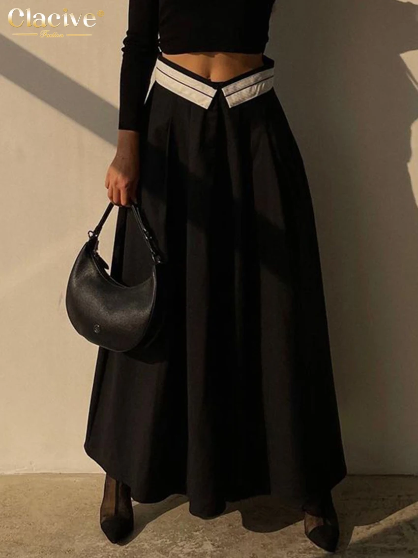 Clacive Fashion Loose Black Office Women'S Skirt 2023 Elegant High Waist Ankle Length Skirts Casual Classic Pleated Female Skirt
Clacive Fashion Loose Black Office Women'S Skirt 2023 Elegant High Waist Ankle Length Skirts Casual Classic Pleated Female Skirt