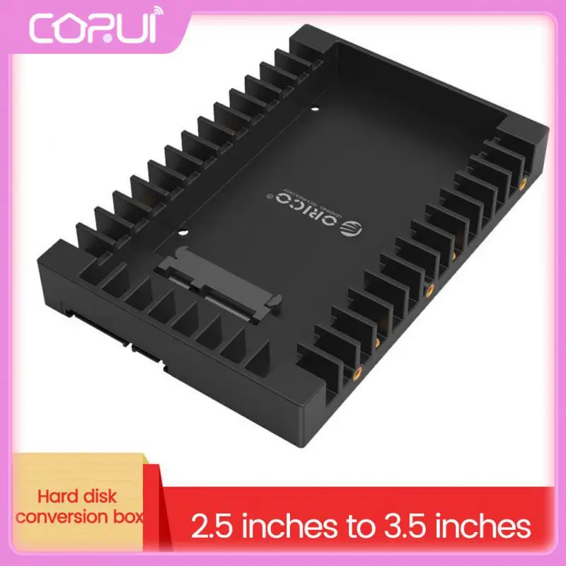 Portable Hard Disk Holder 2.5-inch To 3.5-inch Support Hot Plug Hard Disk Adapter Box 3.06gbps Transmission Fireproof Universal
Portable Hard Disk Holder 2.5-inch To 3.5-inch Support Hot Plug Hard Disk Adapter Box 3.06gbps Transmission Fireproof Universal